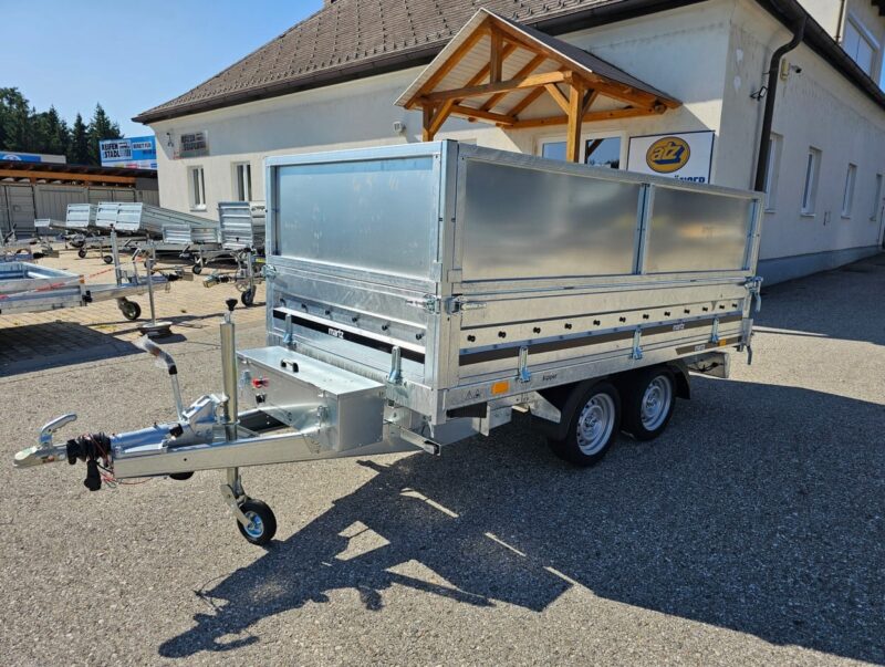 RK 300/2 C-Tandem, Stahl mit Elektropumpe und 1 Garn. Aufsatzwände 600 mm und Stahlrampen – Bild 2