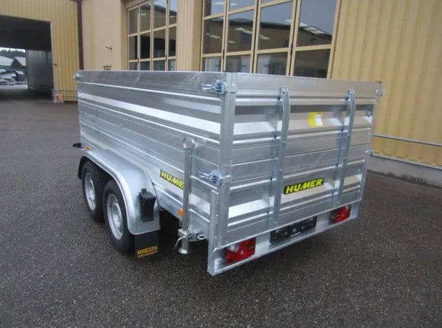 HUMER 300GT, Tandem, gebremst, HzG. 2600 kg mit Aufsatzwände – Bild 2
