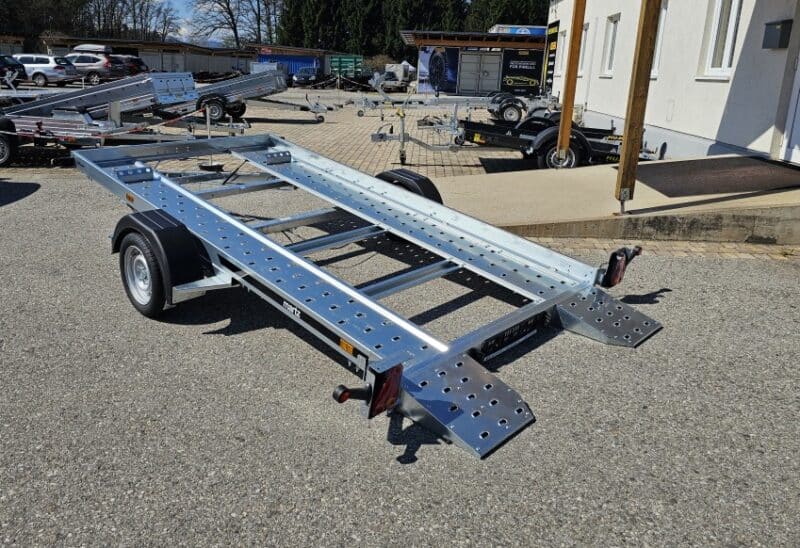 GT Tieflader 350 mit Stahlstandschienen, kippbar – Bild 5