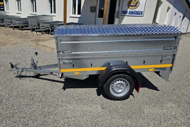 Pongratz NB 204/12 U, kippbar mit 1 Garn. Aufsatzwände 350 mm und Alu Deckel – Bild 2