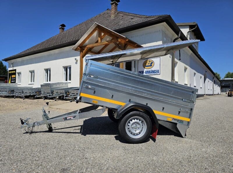 Pongratz NB 204/12 U, kippbar mit 1 Garn. Aufsatzwände 350 mm und Alu Deckel – Bild 6