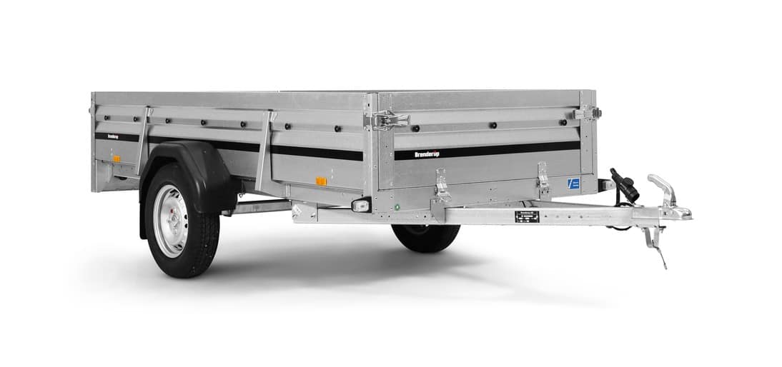 Brenderup 2770 SXLUB 750, ungebremst mit 1 Garn. Aufsatzwände 400 mm und Flachplane – Bild 5