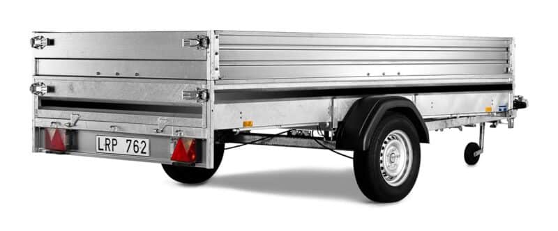 Brenderup 2770 SXLUB 750, ungebremst mit 1 Garn. Aufsatzwände 400 mm und Flachplane