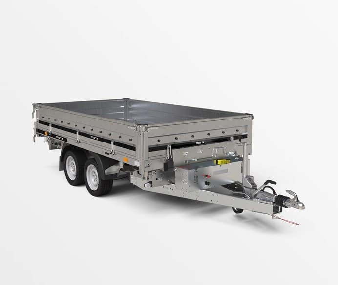 Dreiseitenkipper  320/2 C-Tandem, Stahl mit Elektropumpe, HzG. 3500 kg