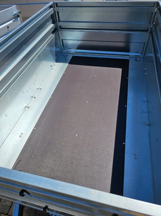 Pongratz NB 204/12 U, kippbar mit 1 Garn. Aufsatzwände 350 mm und Flachplane – Bild 5