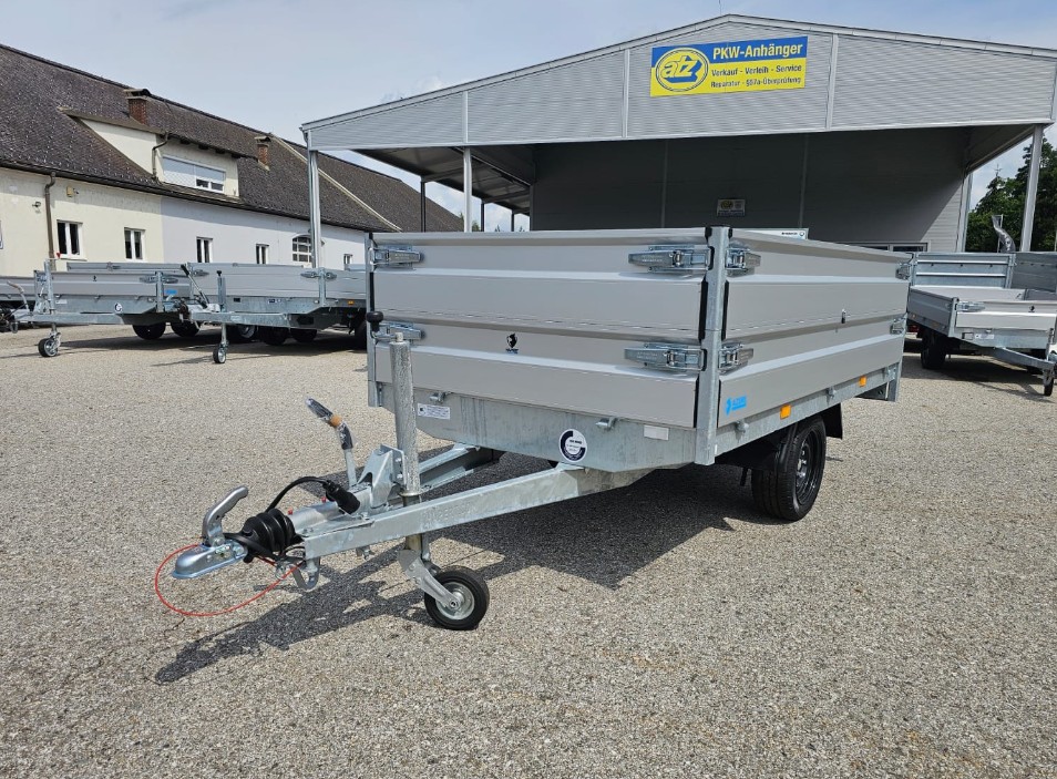 Hapert Hochlader Azure H-1, gebremst, HzG. 1350 kg mit Aufsatzwände 300 mm