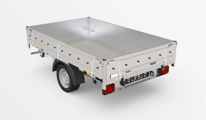 RK 250 einachsig, ALU mit Handpumpe, mit Aufsatzwände 300 mm – Bild 3